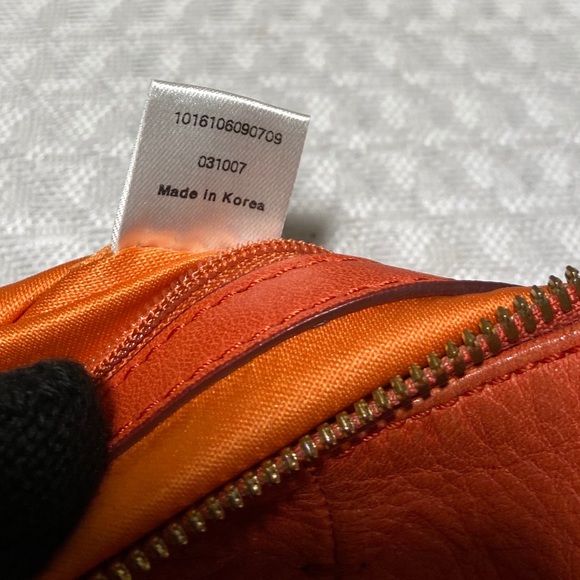 MCM Orange Small 2-way Bag - Picture 10 of 15